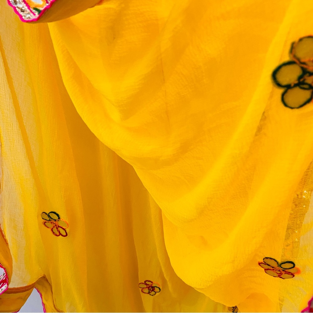 Pretty Chiffon Gota Work Chunni/Dupatta - Picture 9 of 10